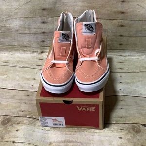 NIB Vans Sk8-Hi Zip in Salmon/True White - US Kids Size 1.5